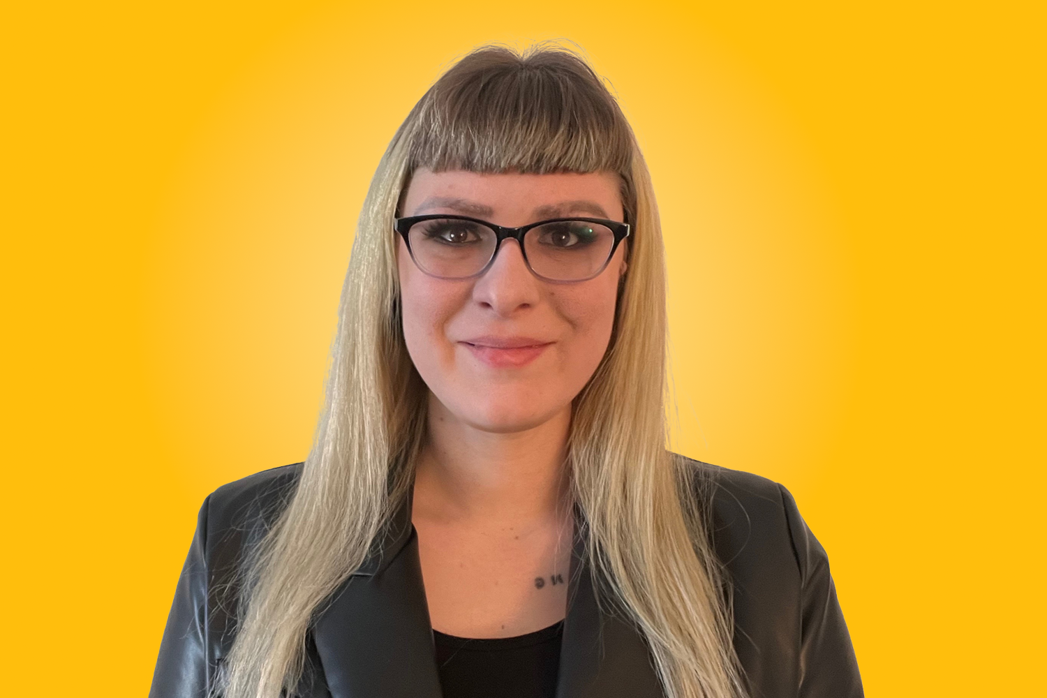 EK Headshot yellow bg