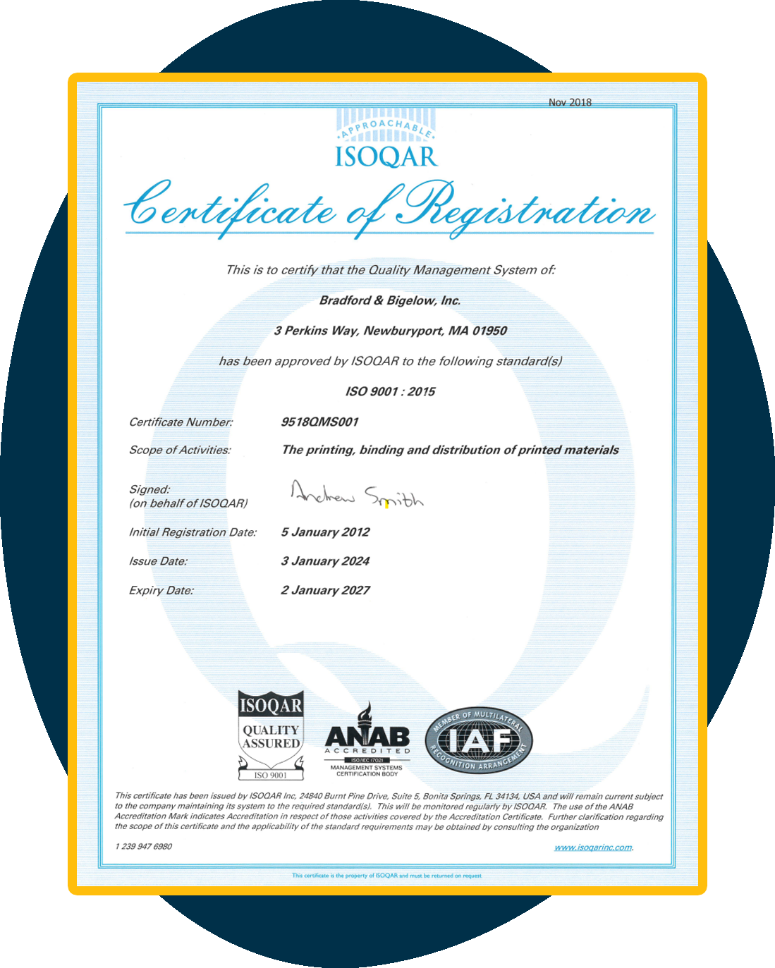 iso 9001 certification